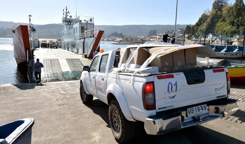 Isla Santa María recibe ayuda en comida desde Coronel: Autoridad descarta desabastecimiento