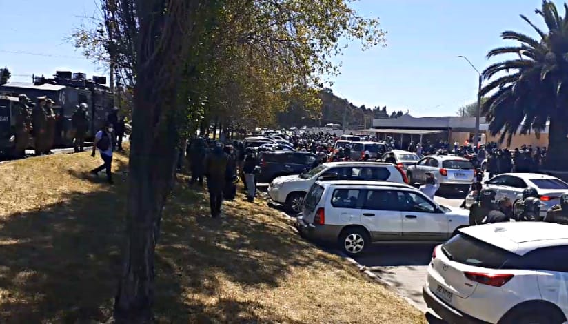 Tensión en masivo funeral en Talcahuano: Carabineros desalojó a cientos de motoqueros
