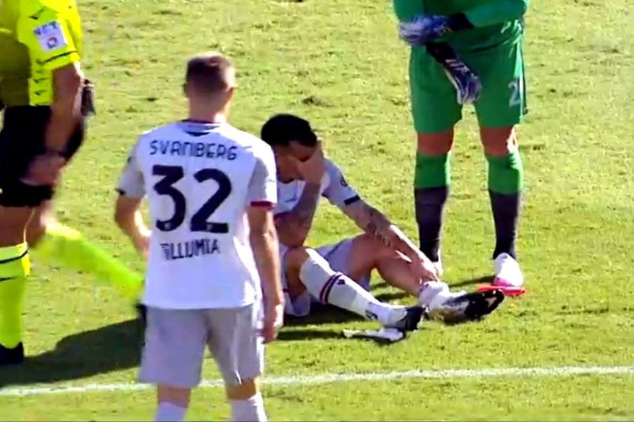 Pésimas noticias para la Roja: Gary Medel salió entre lágrimas tras lesión en Italia