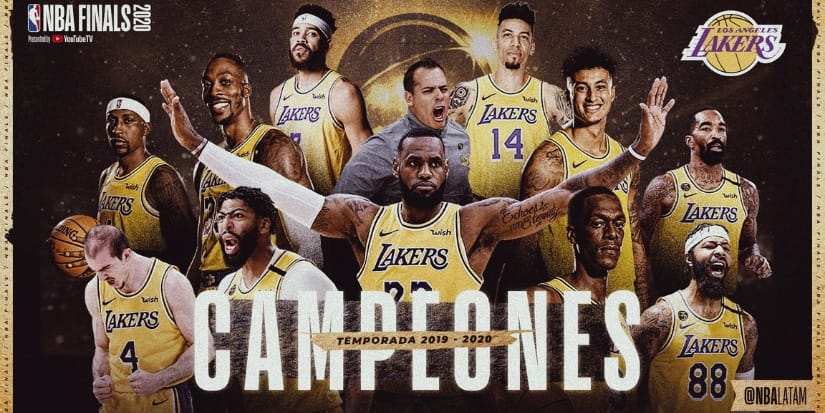 Los Angeles Lakers se coronan campeones de la NBA: Lebron James MVP de las finales