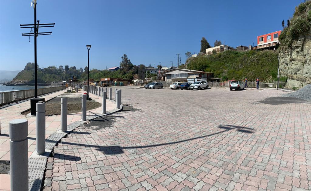 87% de avance presentan obras de mejoramiento del borde costero en Lota