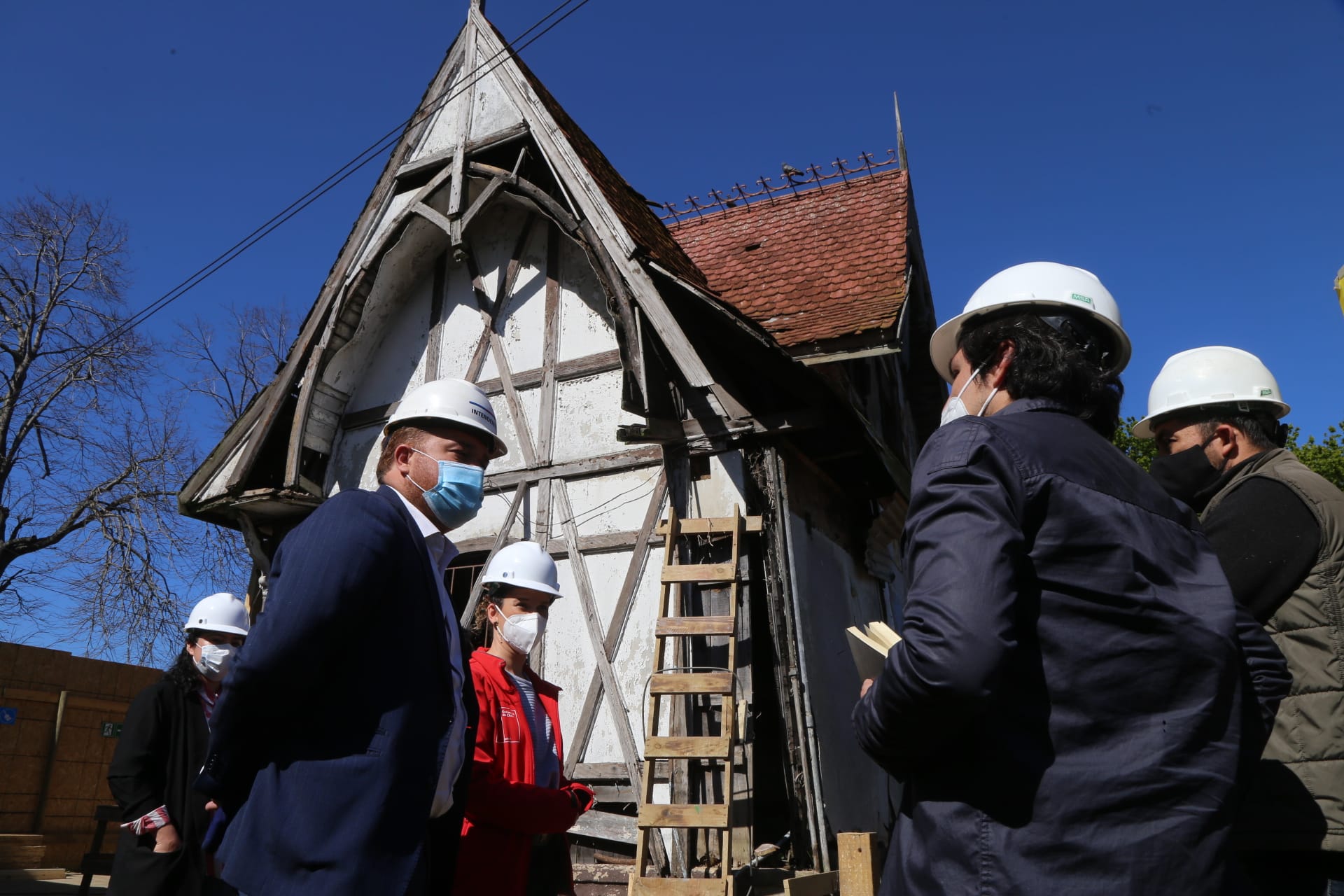 Inician obras de restauración de la Casa Jacarandá del Parque de Lota