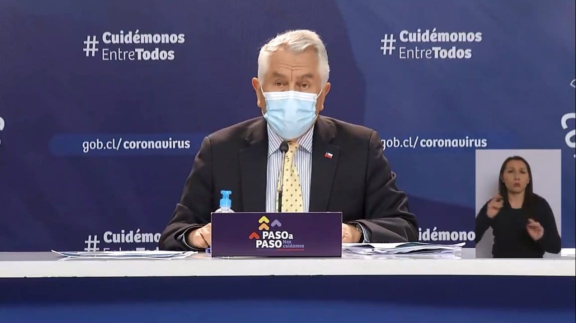 Ministro Paris envió advertencia negativa a Arauco por preocupantes cifras de Covid-19
