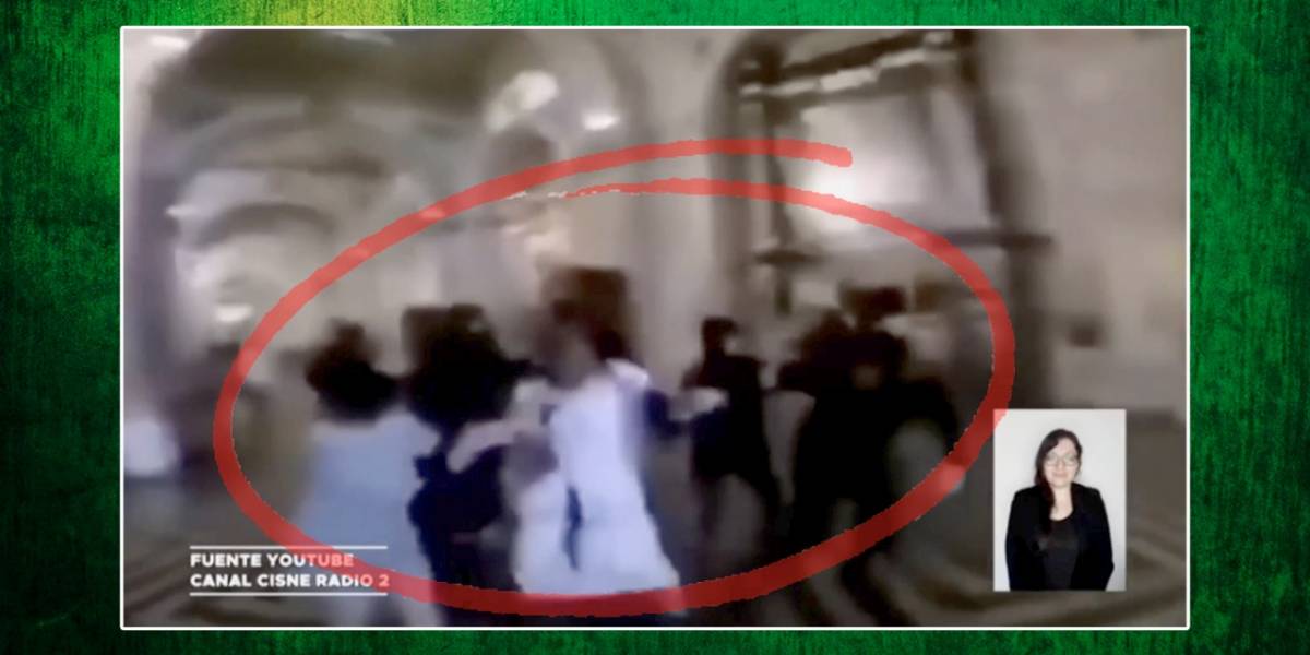 Franja del Rechazo usó imágenes actuadas del secuestro de un cura como si fuera real
