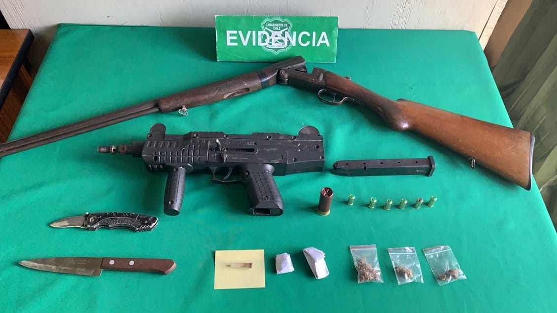 Gobierno apeló para que Justicia de prisión preventiva a detenidos con UZI de fantasía en Arauco
