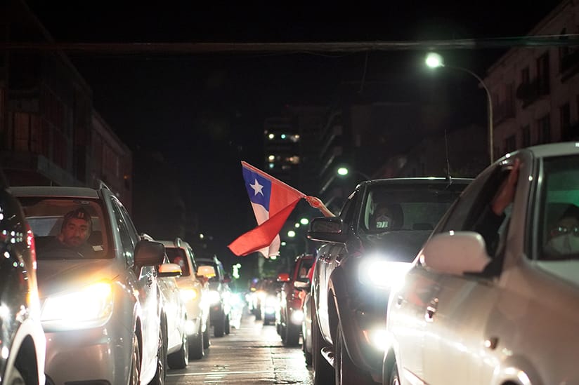 Las imágenes que dejaron las celebraciones por el “Apruebo” en Concepción
