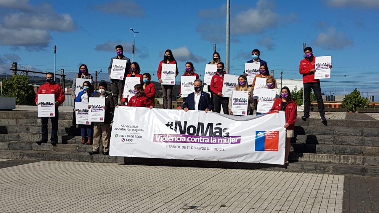 Presentan campaña “No Más” en Biobío para eliminar violencia contra la mujer