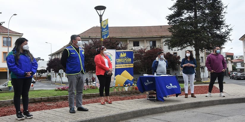 Instalan alarmas comunitarias en la Plaza Perú de Concepción