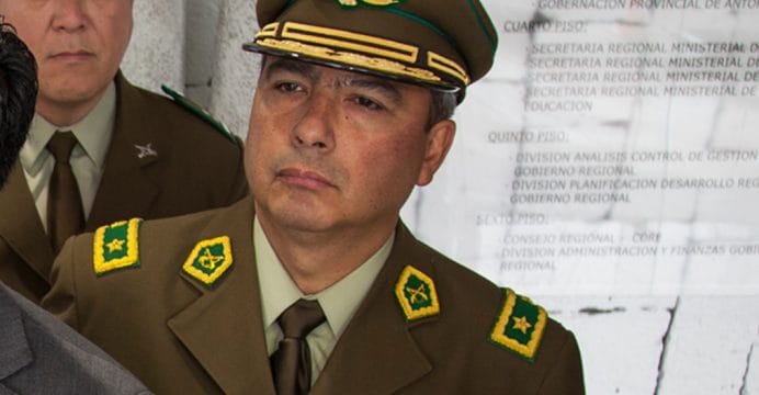 El jefe de la Octava Zona de Carabineros, Luis Humeres, es llamado a retiro