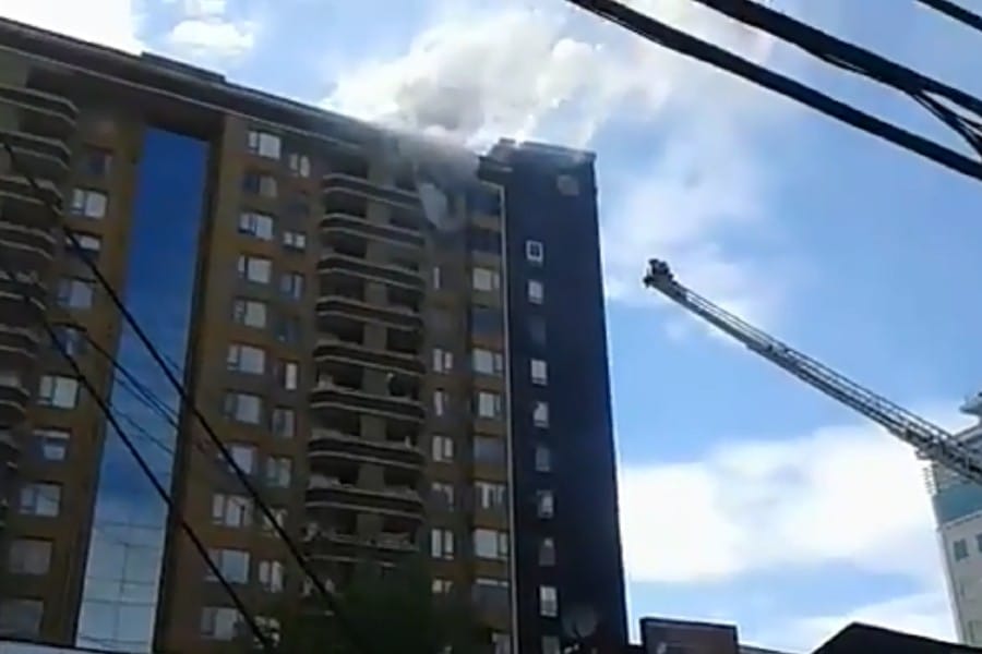 Adulto mayor murió tras incendio en edificio de Temuco: Era un ex general de la DINA