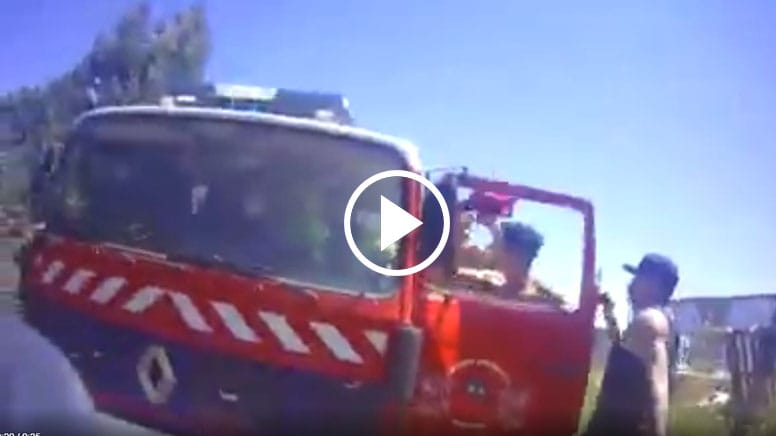 Registran agresión a Bomberos cuando acudían a emergencia en Talcahuano