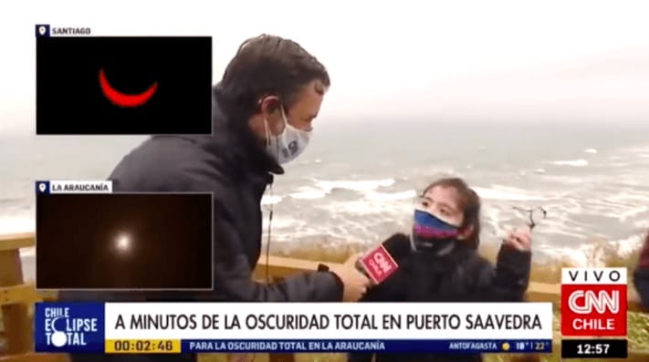 La graciosa reflexión de una niña sobre la “esperanza de vida” de Daniel Matamala durante el eclipse