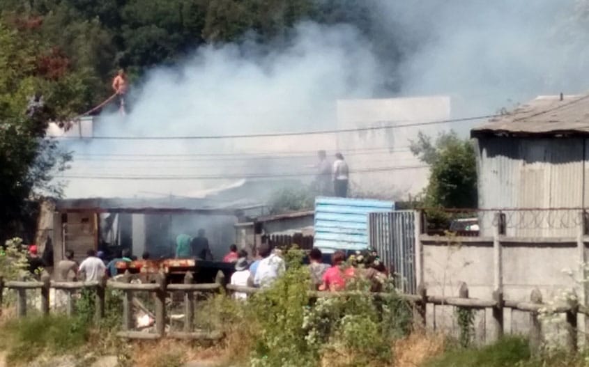 Una persona fallecida dejó incendio de vivienda en Concepción