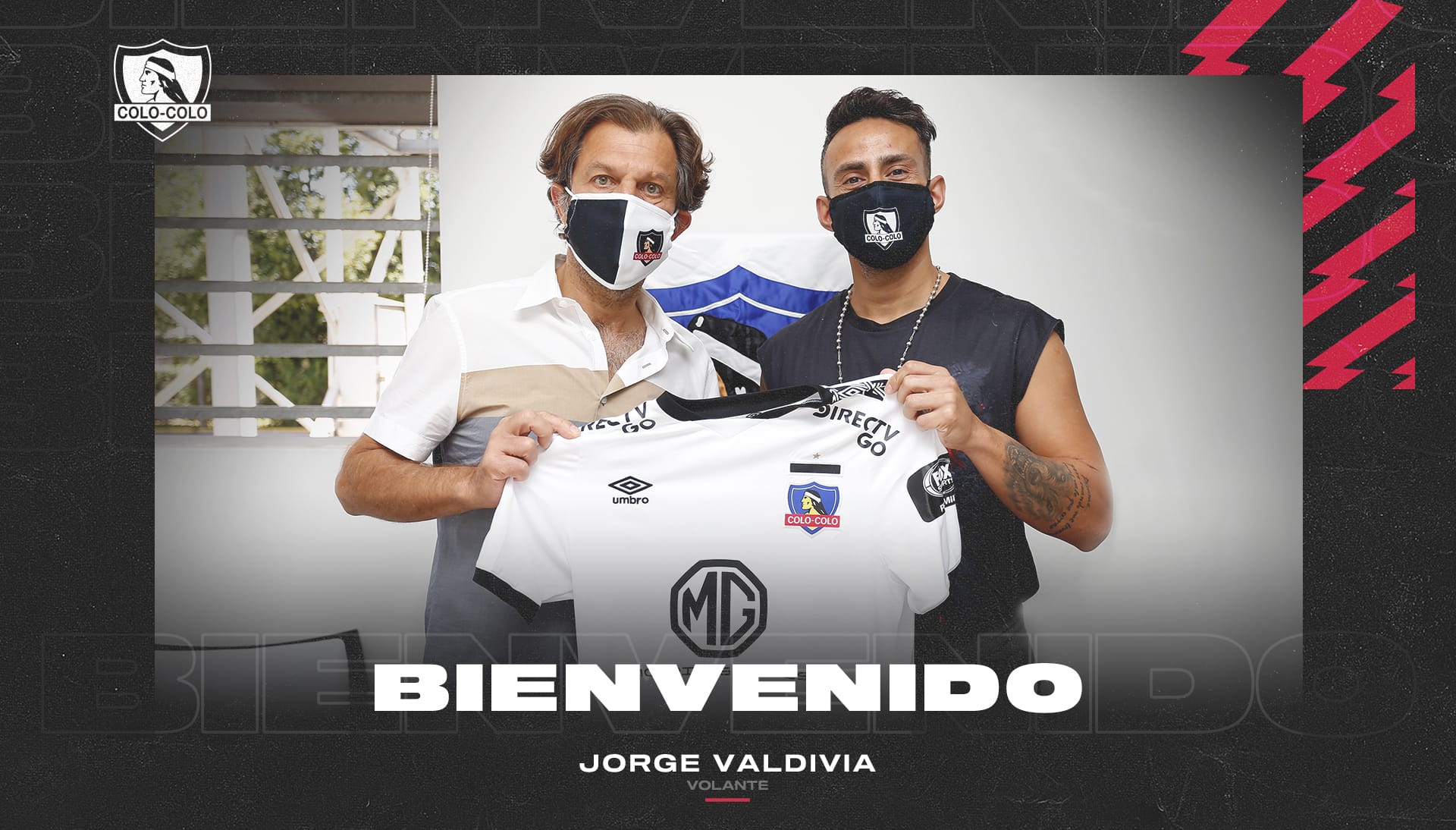 Es oficial: Jorge Valdivia regresó a Colo Colo