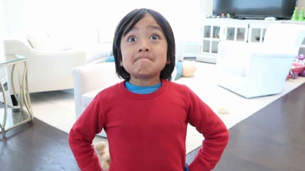 Ryan Kaji, el YouTuber de nueve años mejor pagado por tercer año consecutivo