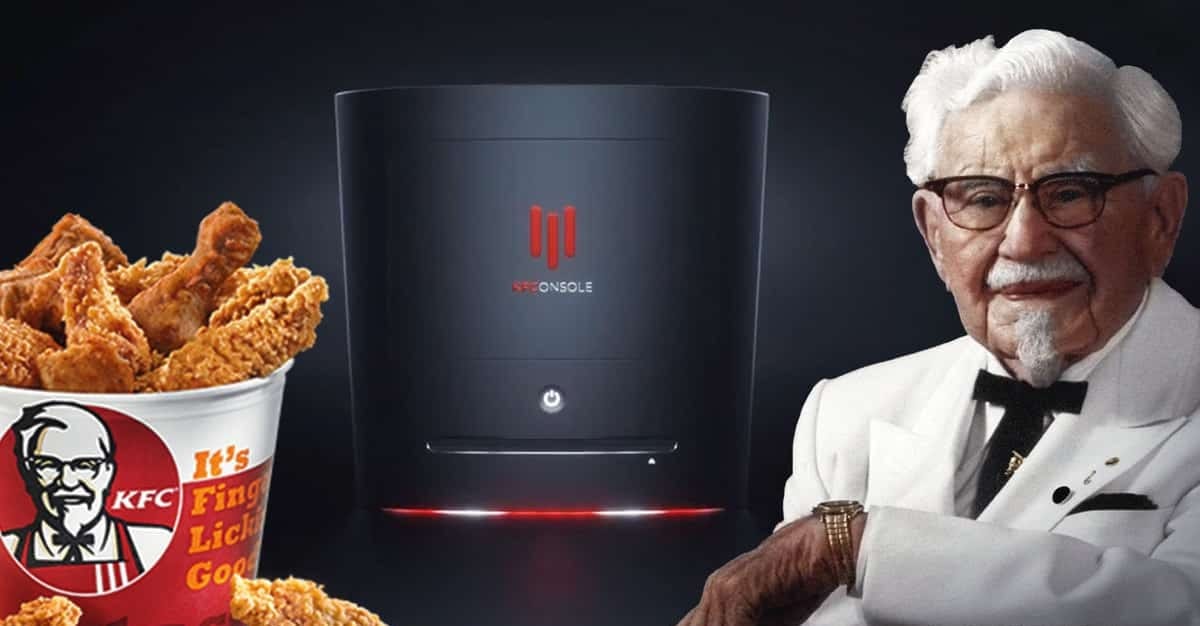 KFC lanzará insólita consola con una parrilla: Podrás jugar y mantener caliente tu pollo frito