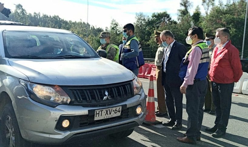 Debutan controles fijos con militares en los principales puntos de acceso al Biobío