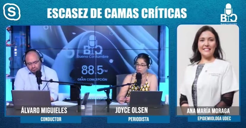 “Se vienen semanas complejas”: Dra. ICOVID de Concepción advierte preocupante situación sanitaria