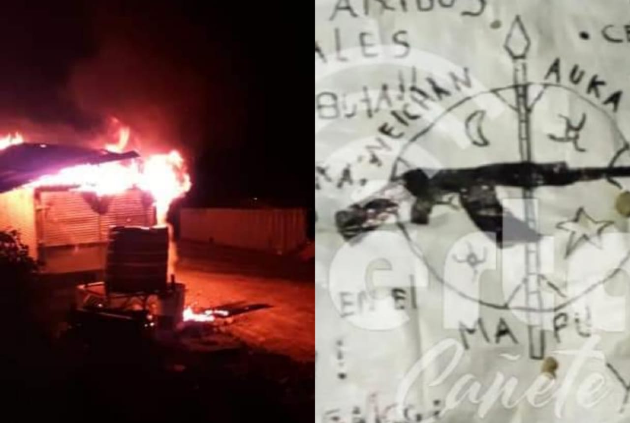 Desconocidos perpetraron nuevo ataque incendiario en Cañete: Hubo disparos y guardias fueron golpeados