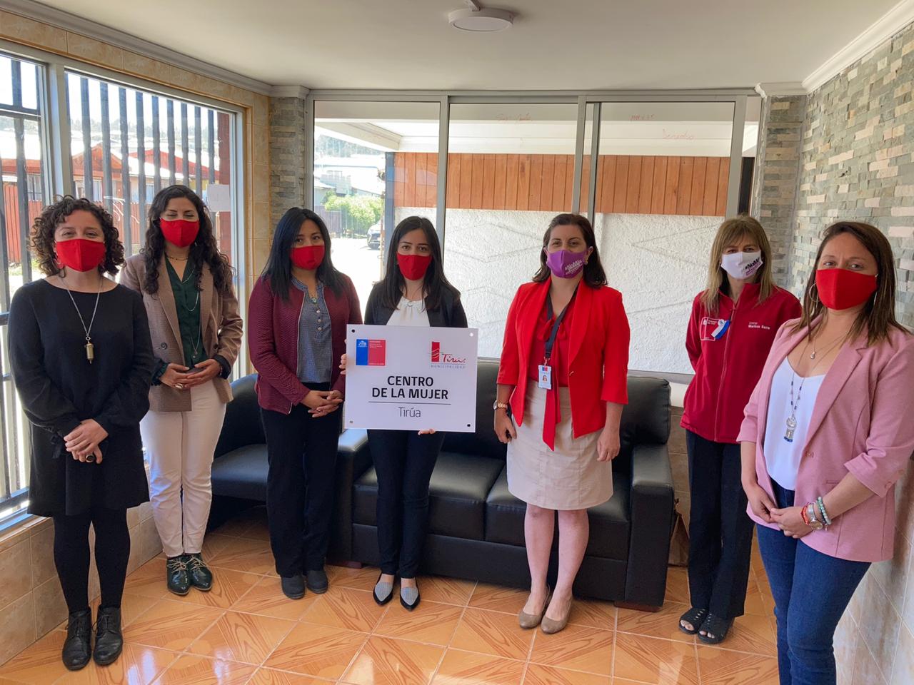 SernamEG inauguró centro de apoyo a mujeres para erradicar la violencia de género en Tirúa
