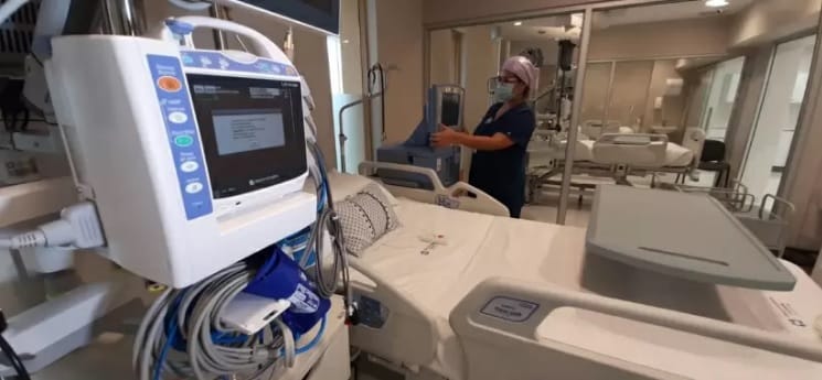 El 21 por ciento de las personas con Covid en el Biobío están hospitalizadas