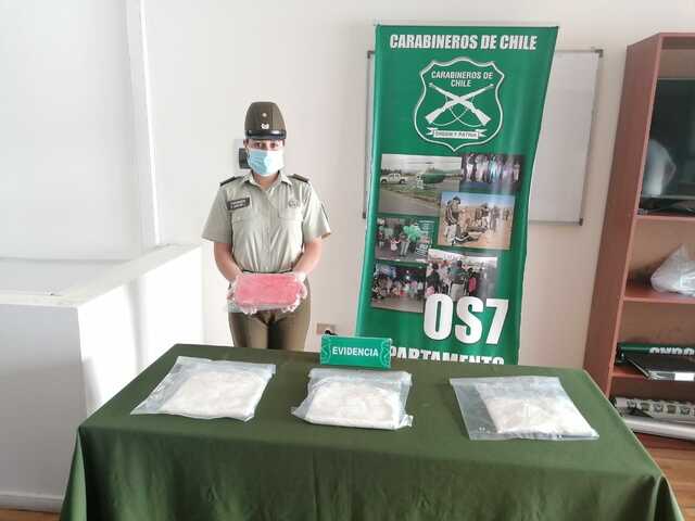Sujetos vieron al perro anti drogas en Biobío y lanzaron bolso por la ventana
