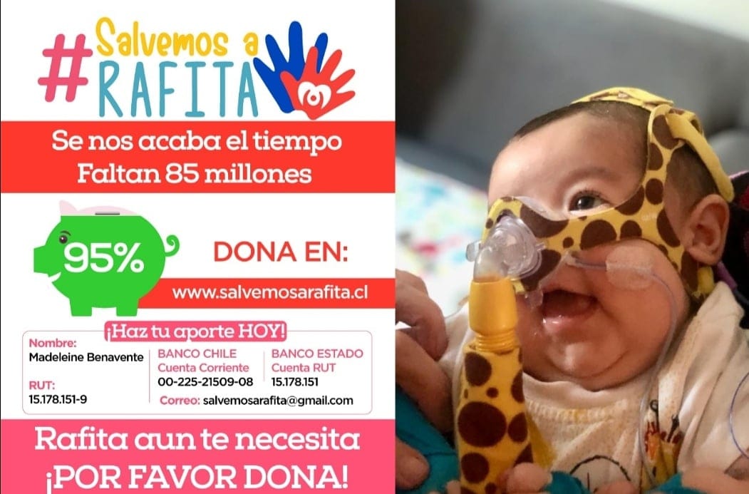 Familia de Rafita pide exención de pago de IVA para comprar el medicamento más caro del mundo