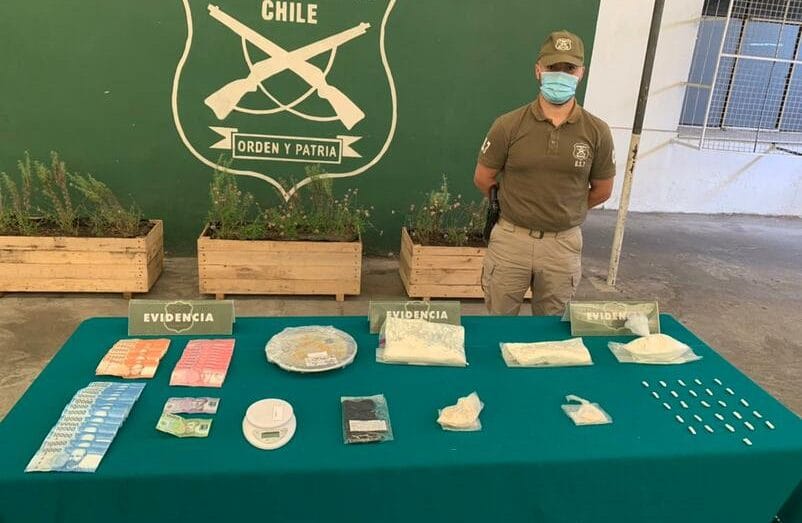 Carabineros incautó más de 6.500 dosis de droga en Chiguayante