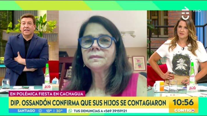 Diputada Ossandón confirmó que dos de sus hijos están con Covid-19 tras ir a fiesta en Cachagua
