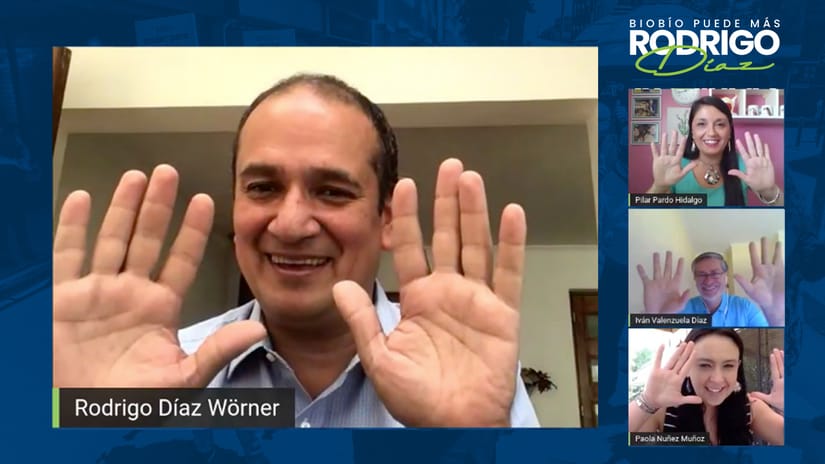 Rodrigo Díaz presentó a sus dos primeros voceros para su campaña a Gobernador Regional