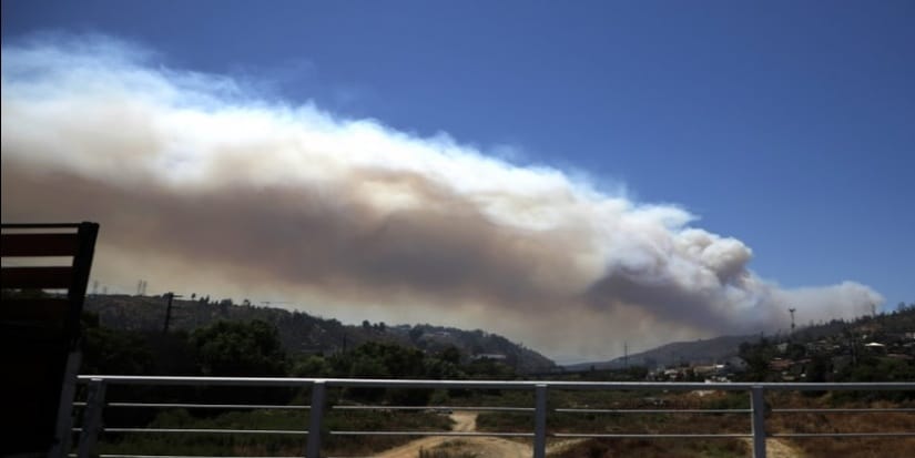 Valparaíso: Siguen avanzando los focos de incendio del Lago Peñuelas