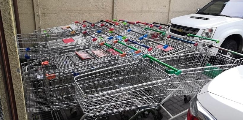 Detienen a tres sujetos por robar carros de supermercados del Gran Concepción que luego arrendaban