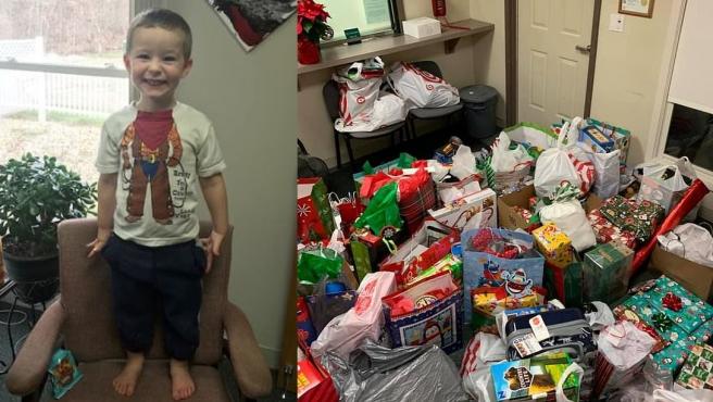 Madre abandonó a su hijo de 3 años y a su perro en cementerio: La comunidad lo llenó de regalos