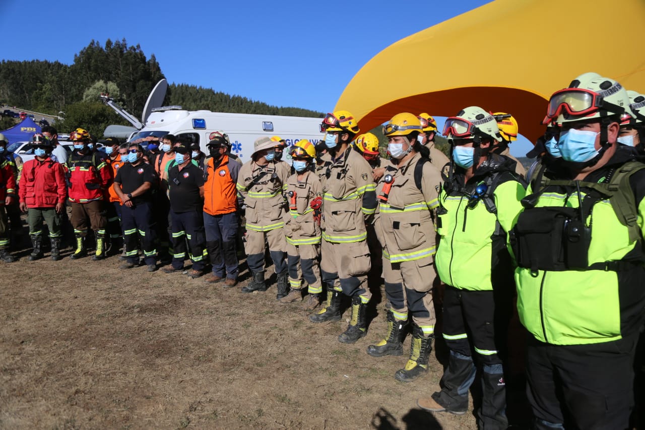 Más de 700 Bomberos del Biobío han participado en búsqueda de Tomás