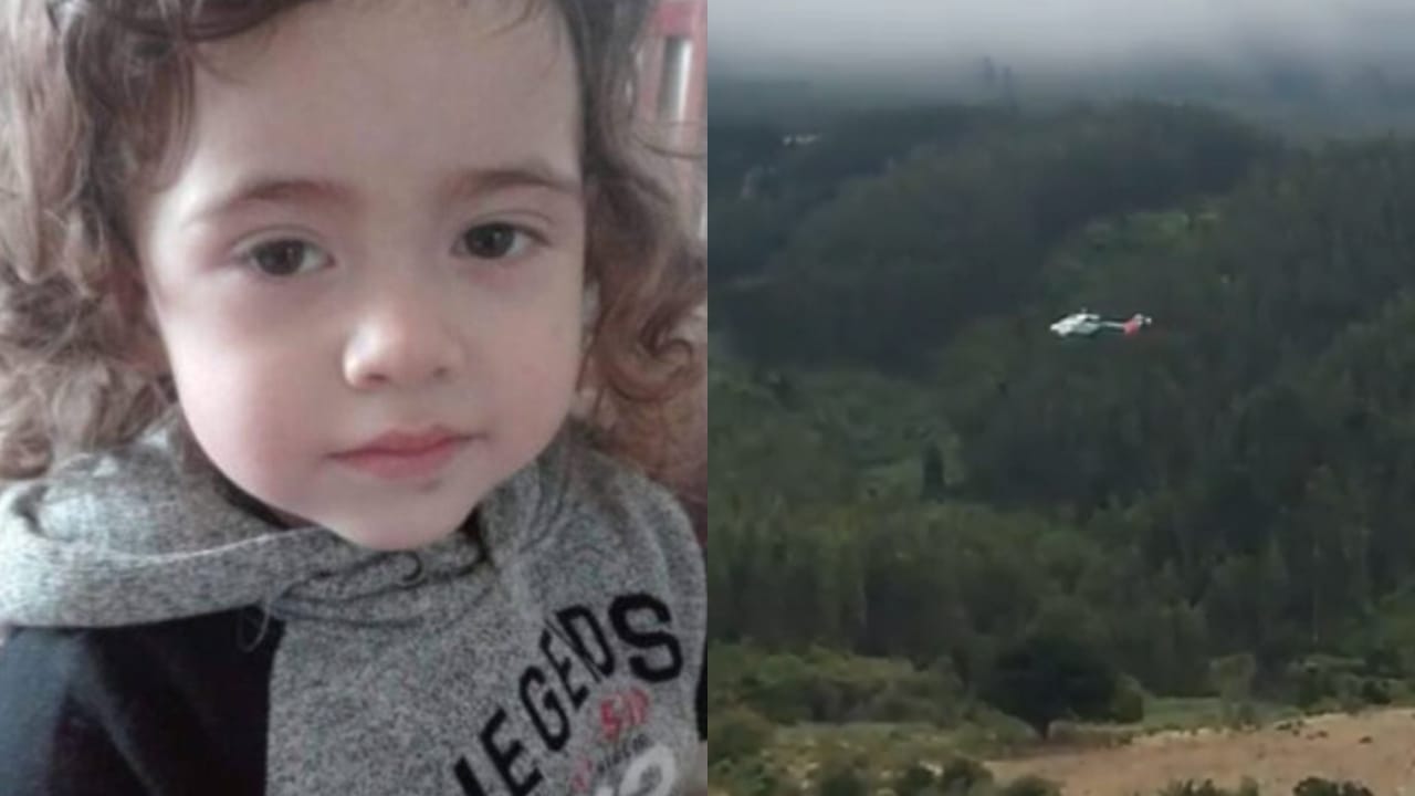 Drones, helicóptero y perros adiestrados se suman a la búsqueda de Tomás