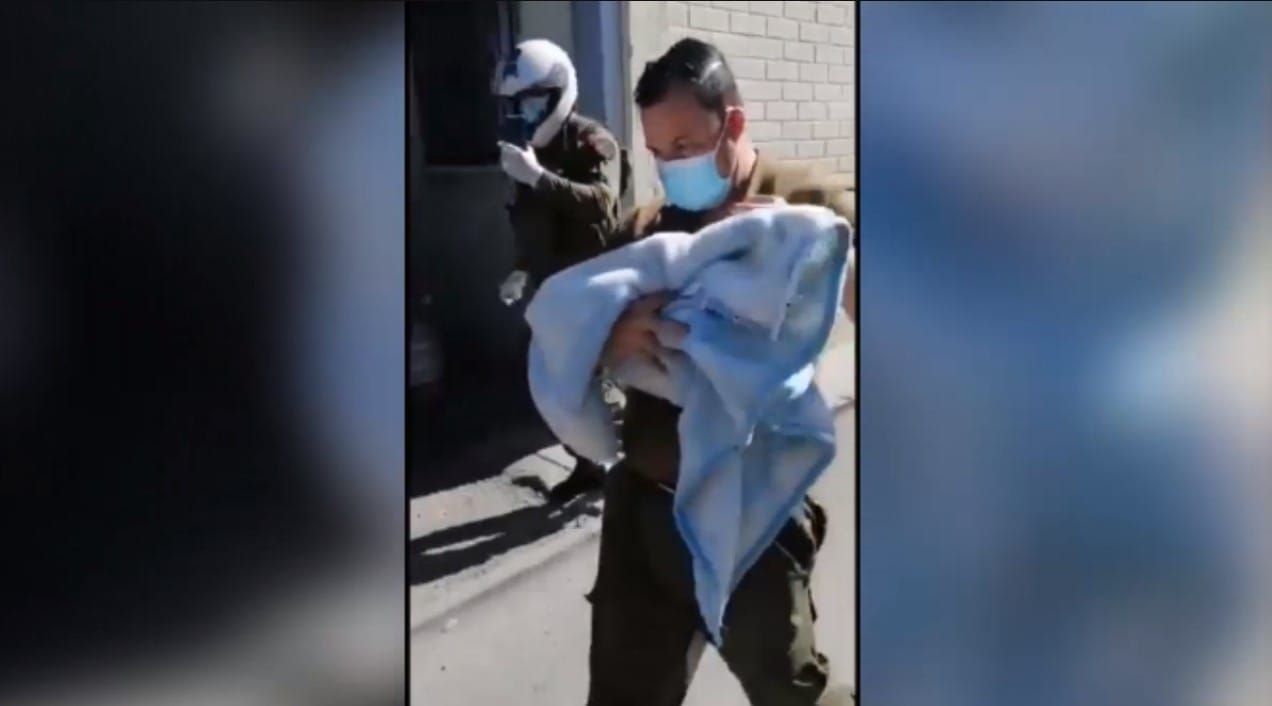Carabineros reaniman a recién nacida tras complicado parto en domicilio