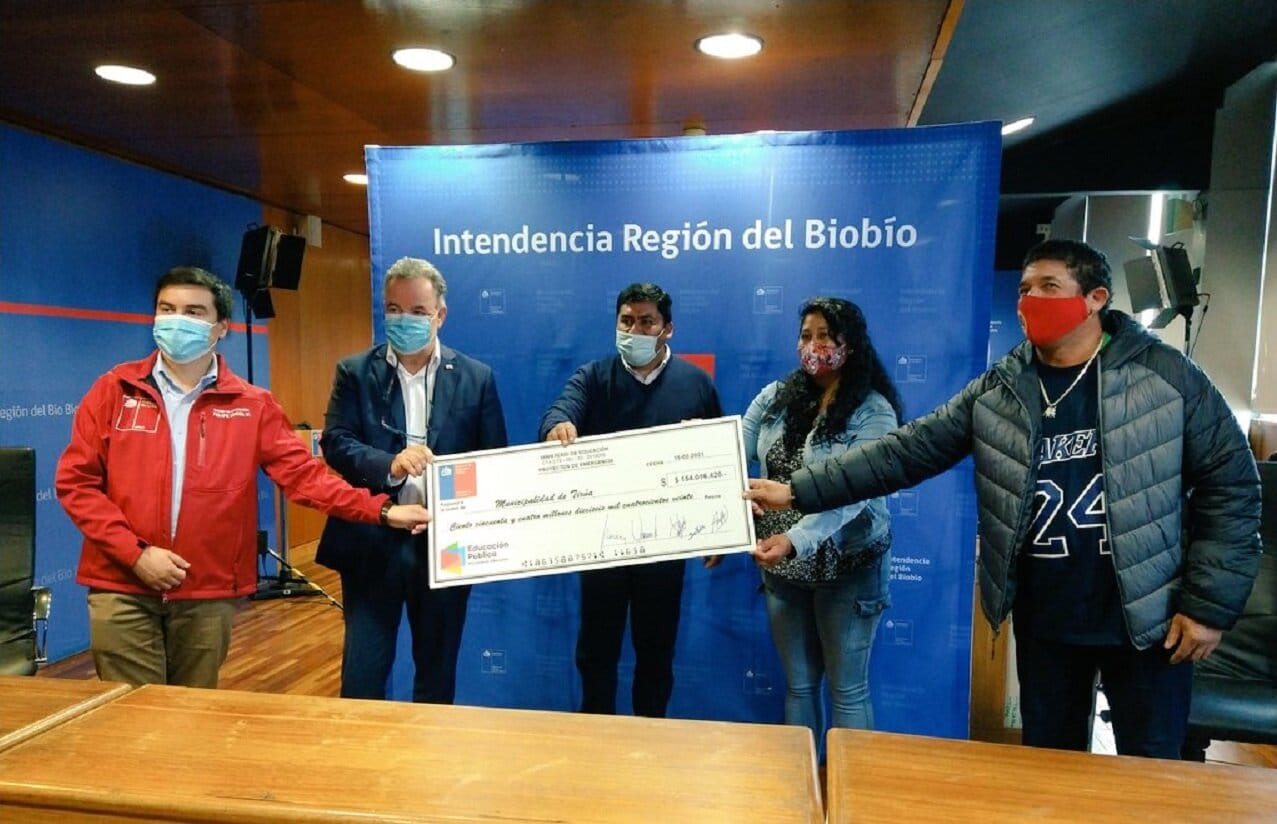 Escuela Héctor Carrasco de Quidico arrasada por un incendio en 2019 obtiene los recursos para levantarse de las cenizas