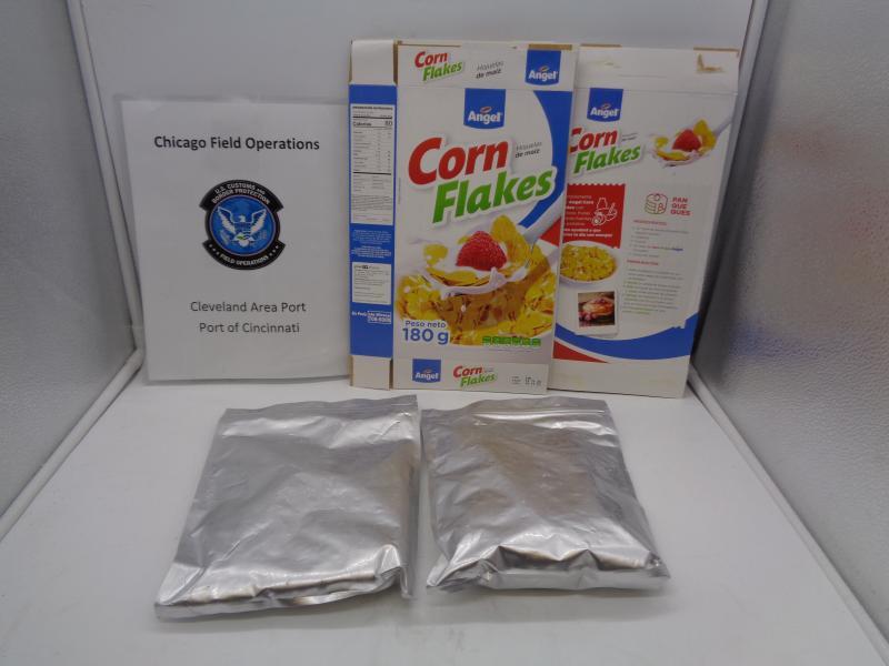 Perro policial detectó cereal cubierto con cocaína en vez de azúcar en aduana