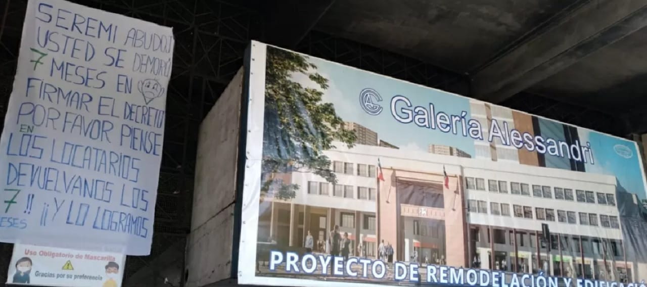 Locatarios de la Galería Alessandri solicitaron al Municipio de Concepción una audiencia pública