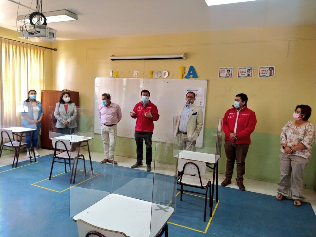 Vuelta a clases en el Biobío: Autoridades supervisan protocolos sanitarios