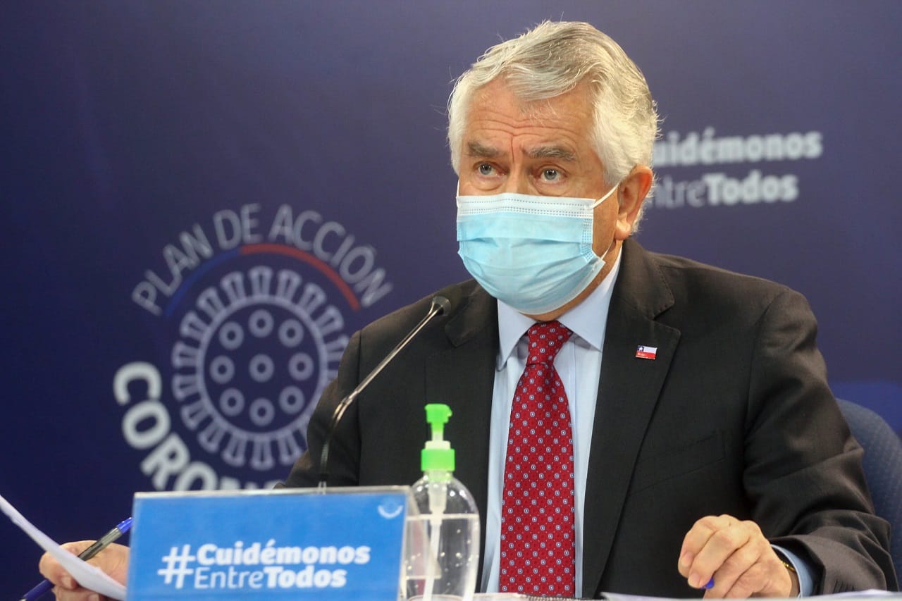 Ministro Paris confirmó al menos seis casos de la cepa brasileña en Chile