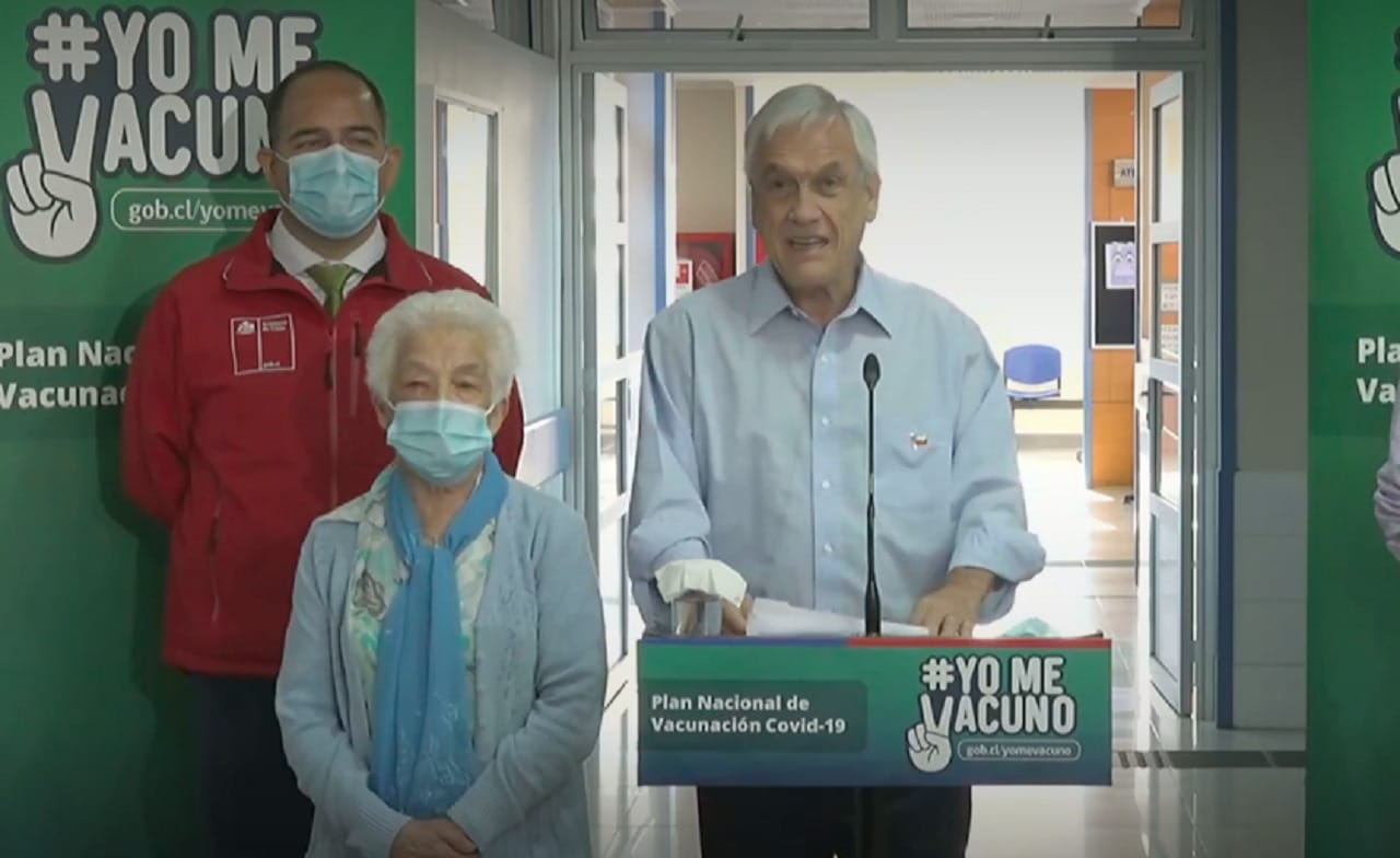 Presidente Piñera y proceso de vacunación: “Nunca antes Chile había enfrentado un desafío como este”
