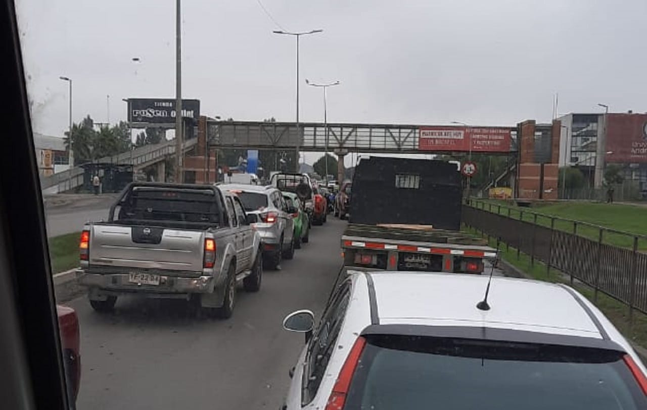 Sospecha de aparato explosivo generó enorme taco en Autopista Concepción – Talcahuano