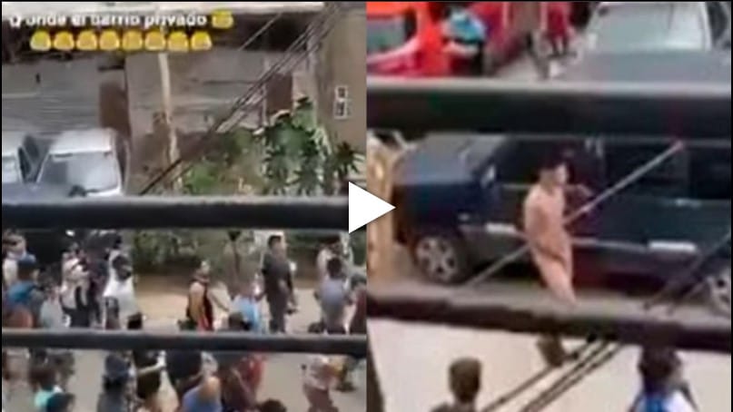 Vecinos atraparon a ladrones y los hicieron correr desnudos por el barrio