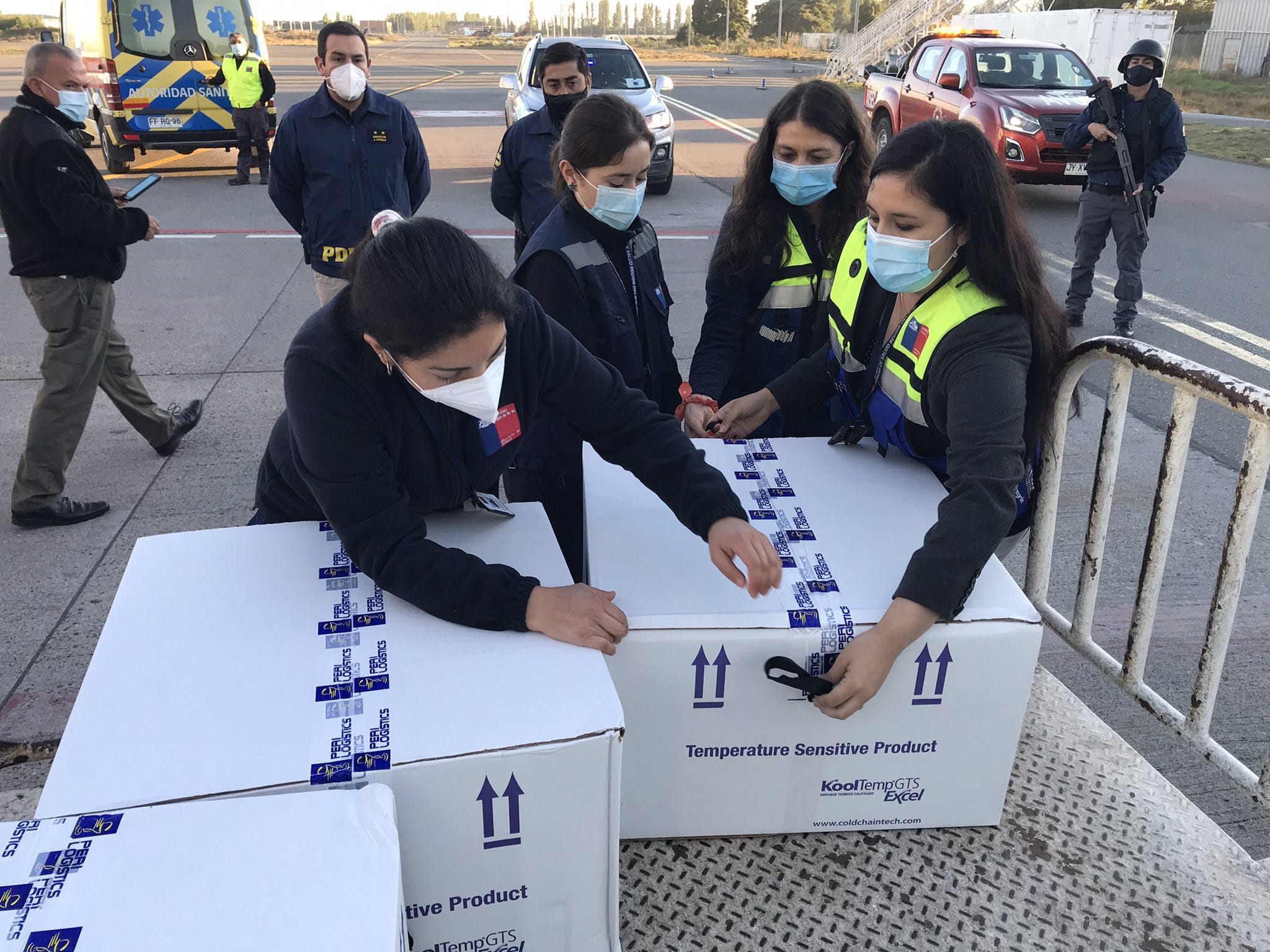 El Biobío recibió un cargamento de más de 9 mil dosis de Pfizer para apoyar vacunación