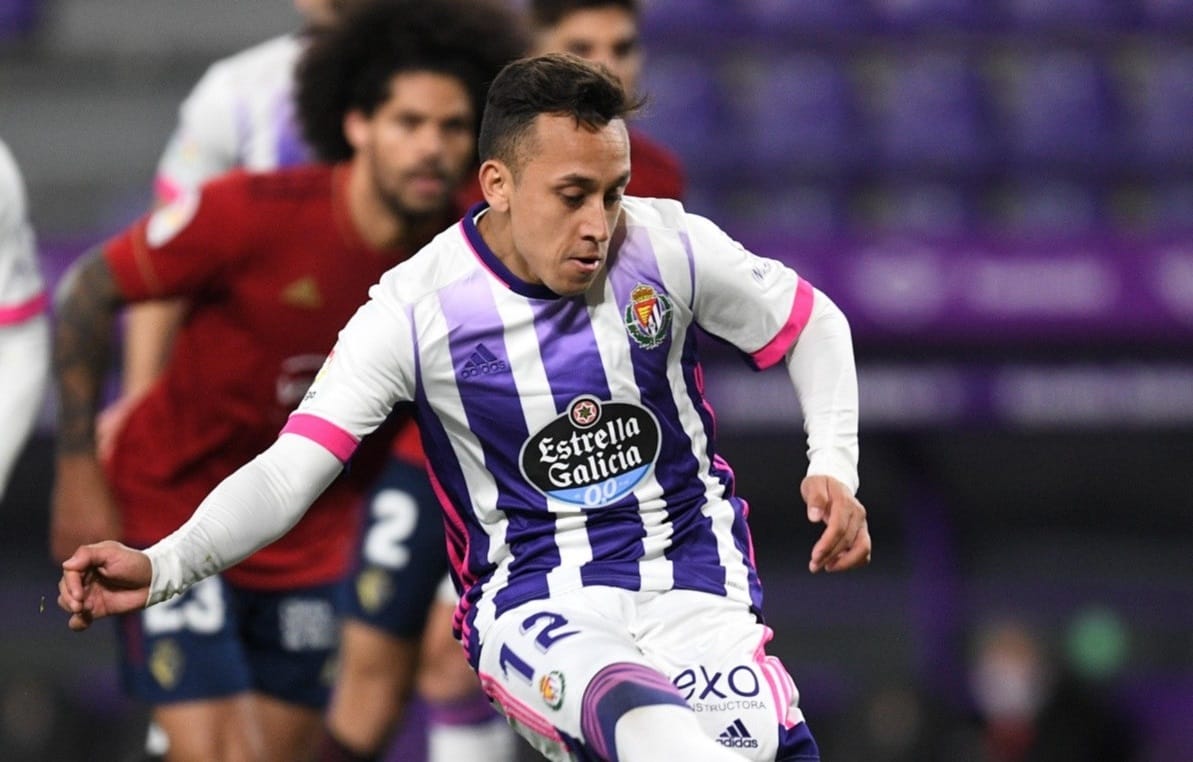 Fabián Orellana realizó una tremenda jugada en el triunfo del Real Valladolid