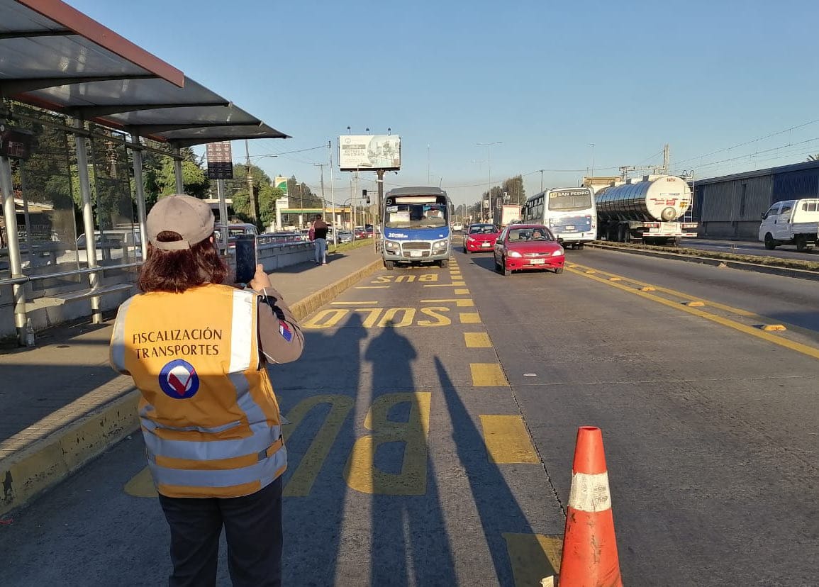 Nueva jornada de fiscalización en corredores de transportes dejó multas a conductores