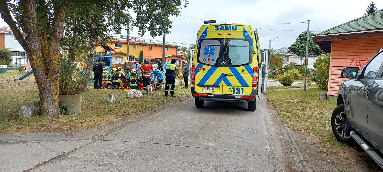 Joven se quemó a lo bonzo en plazoleta de San Pedro de la Paz