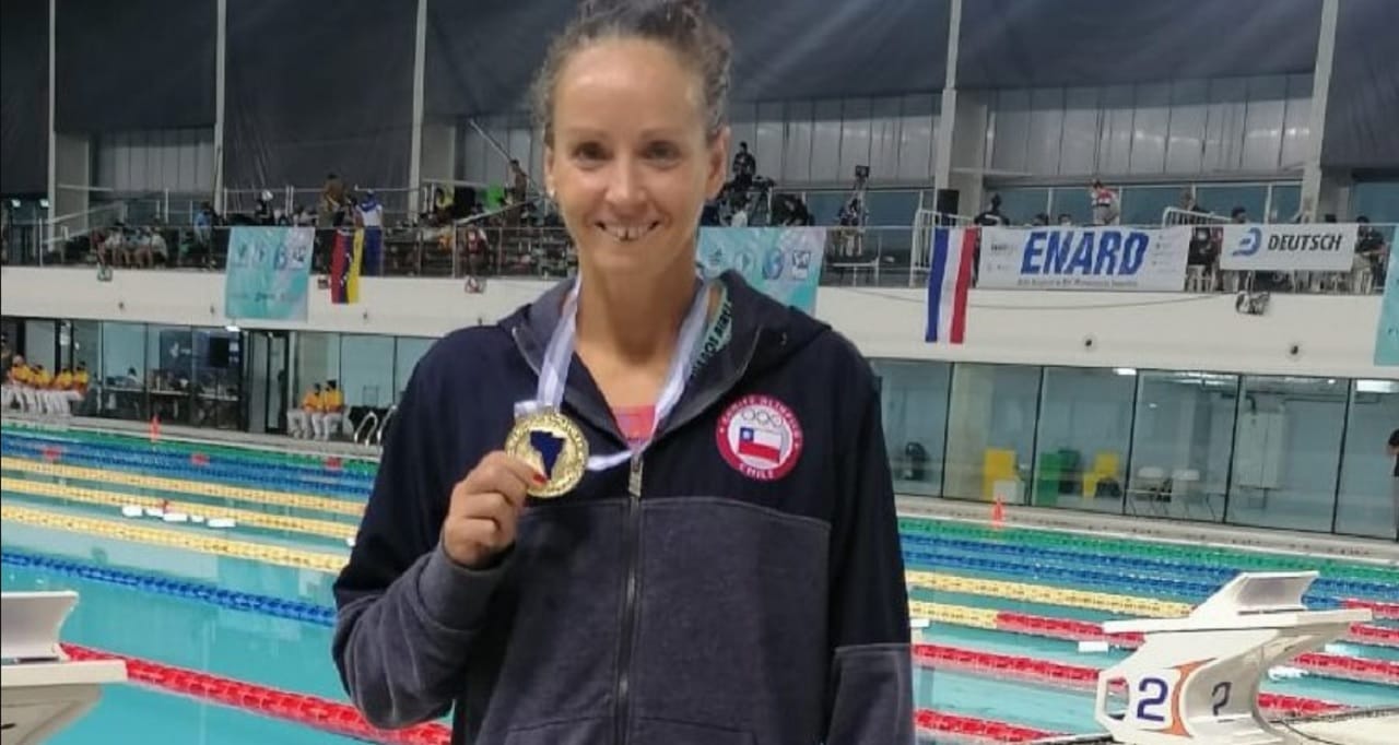 Kristel Köbrich logró el oro en Sudamericano de Deportes Acuáticos