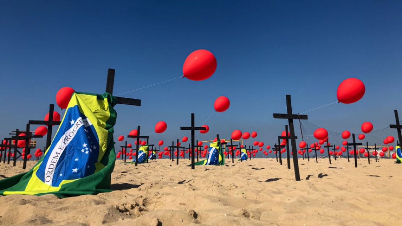 Brasil registró la mayor tasa de muertes diarias por Covid-19 a nivel mundial